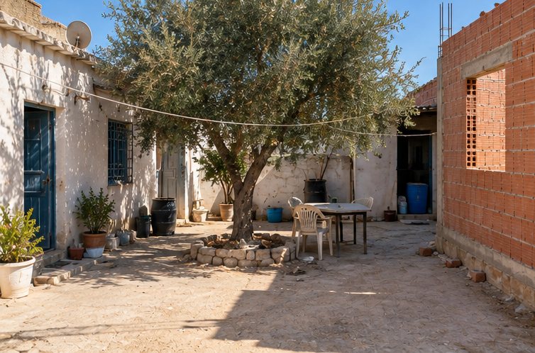 La cour de la famille